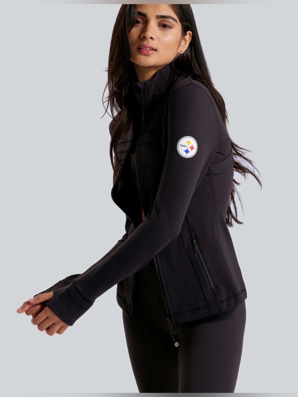 NFL & Lululemon Collab Define Jacket- Pittsburgh Steelers in Black Size 6